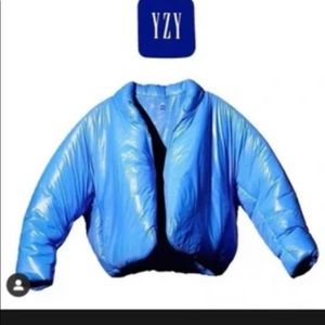 Yeezy Gap blue puffer jacket